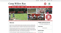 Desktop Screenshot of campwillowrun.org