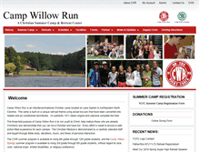 Tablet Screenshot of campwillowrun.org